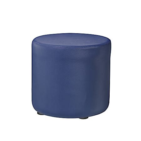 Marco Round Seating Ottoman, 18"H, Royal