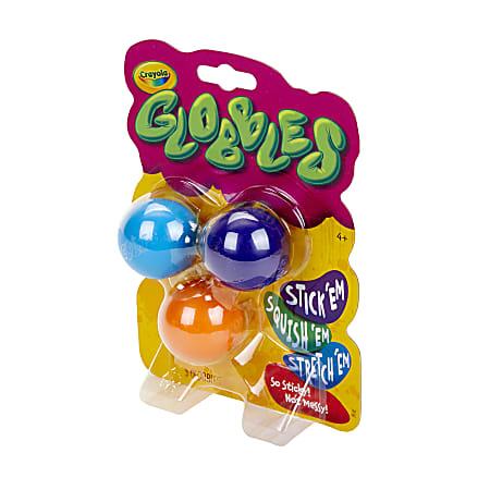 Crayola GLOBBLES (2) 3-ct Packs (6 Total) TIK TOK TREND~ Squish Fidget Toy~  NEW!