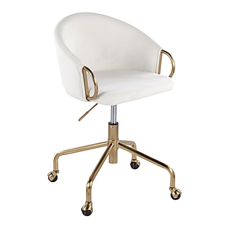 Office chair cream color sales
