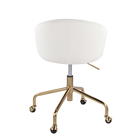 Cream colored desk discount chair