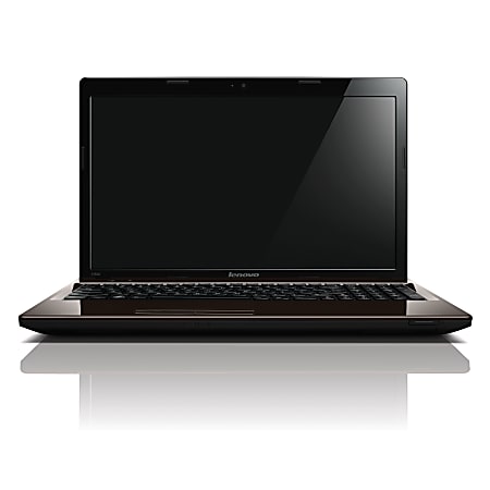Lenovo® G580 (59345882) Laptop Computer With 15.6" Screen & Intel® Pentium® Dual-Core Processor, Glossy Brown