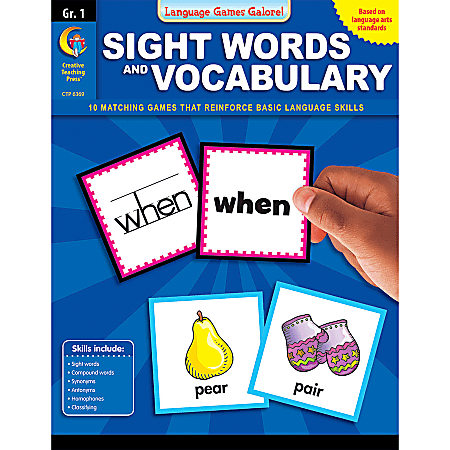 Creative Teaching Press Language Games Galore Sight Words And ...
