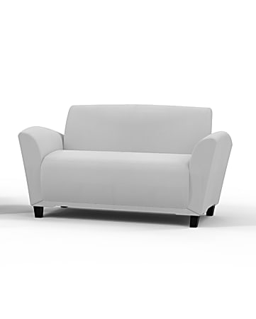 Mayline® Santa Cruz Lounge Seating, Settee, White/White