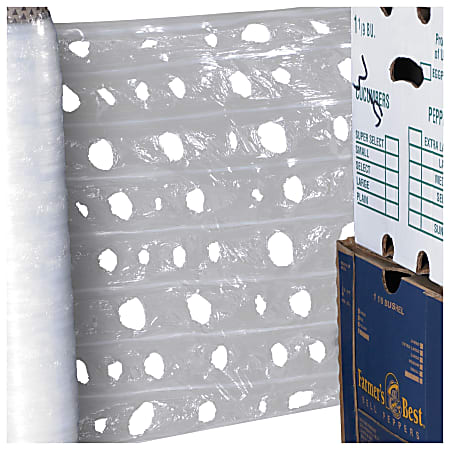 Partners Brand Vented Pallet Wrap, 20" x 3,280', Clear