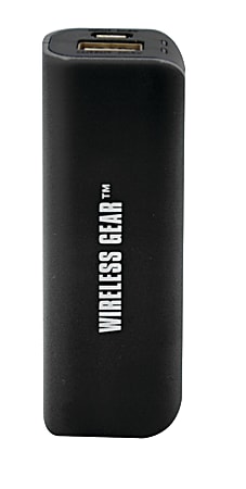 Wireless Gear™ 1,800 mAh Portable Power Bank For Smartphones, Black, G0365