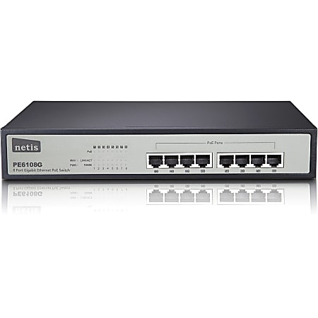 Netis 8 Port Gigabit Ethernet PoE Switch/8 Port PoE/802.3at