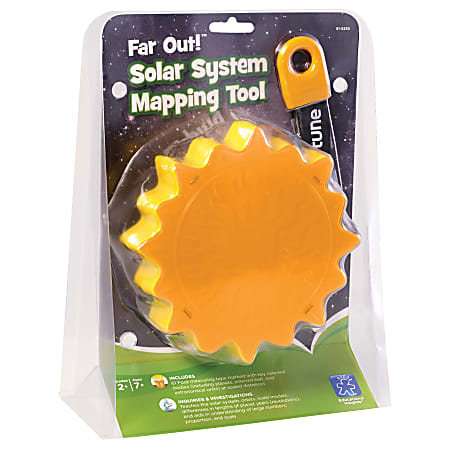 Learning Resources® Far Out!™ Solar System Mapping Tool, 6" x 6", Grades 2-6