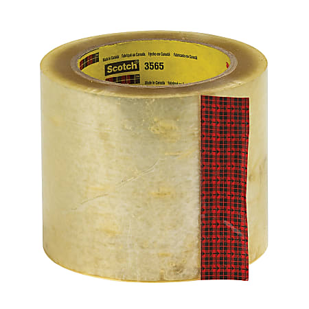 3M® 3565 Label Protection Tape, 4" x 110 Yd., Clear, Case Of 18