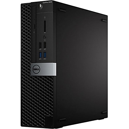 Dell OptiPlex 5040 Desktop Computer - Core i5 - 8 GB RAM - 500 GB HDD - Small Form Factor - Black - Windows 7 Professional 64-bit - Intel HD Graphics 530 - DVD-Writer - Gigabit Ethernet