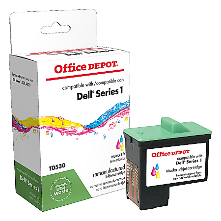Office Depot® Brand Remanufactured Tri-Color Ink Cartridge Replacement For Dell™ 1, 530