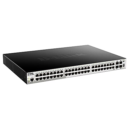 D-Link DGS-1510-52X Ethernet Switch - 48 Ports - Manageable - Gigabit Ethernet, 10 Gigabit Ethernet - DGS151052XMP