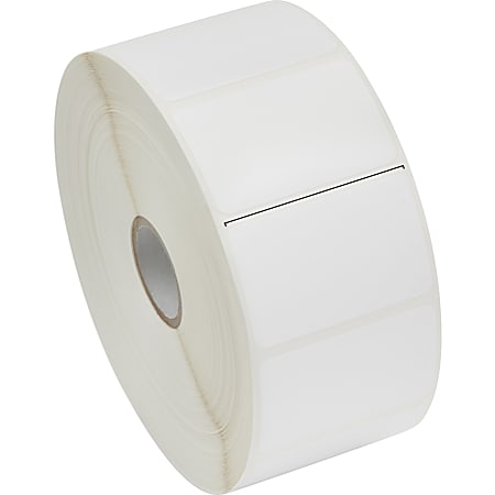 Zebra 8000D Barcode Label - 1 1/4" Height x 2" Width - Permanent Adhesive - Thermal Transfer - Paper - 1000 / Roll - 1000 / Roll