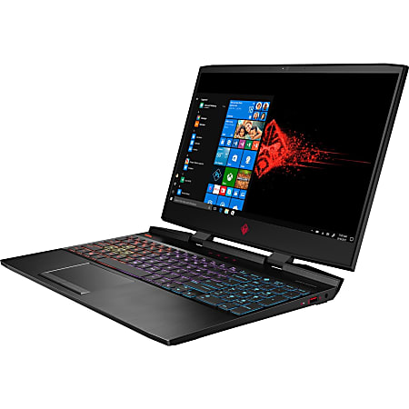 HP OMEN 15-dc1000 15-dc1030nr 15.6" Gaming Notebook - 1920 x 1080 - Core i7 i7-8750H - 16 GB RAM - 1&nbsp;TB HDD - 128 GB SSD - Shadow Black - Windows 10 Home 64-bit - NVIDIA GeForce RTX 2060