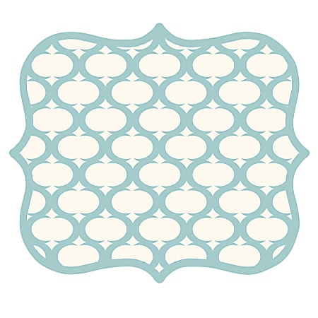 Fellowes® Designer Mouse Pad, 50% Recycled, Teal Lattice