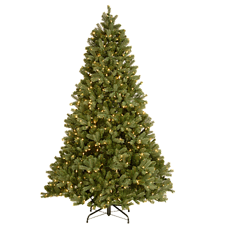 Pre-Lit Dual-Color Downswept Douglas Fir Tree, 7 1/2'H x 59" Diameter, 750 Multicolor LED Lights, Feel-Real® Bristles