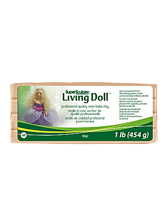 Sculpey Living Doll Modeling Compound, 1 Lb, Beige
