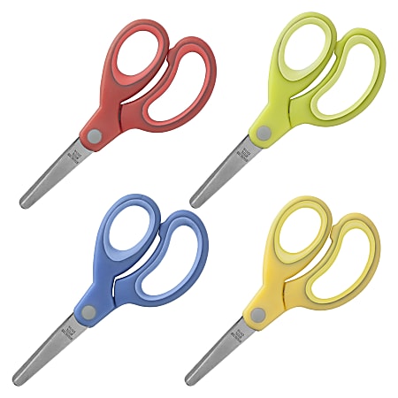 ToolUSA (2 Pack) 3.5 Baby Safety Scissors, Straight Blade with Rounded  Tips
