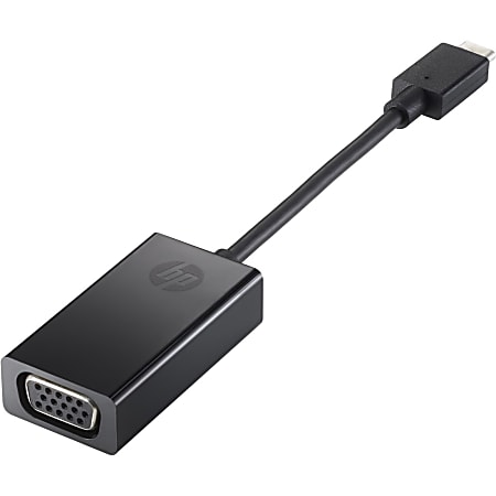 HP - External video adapter - USB-C - D-Sub - black - Smart Buy