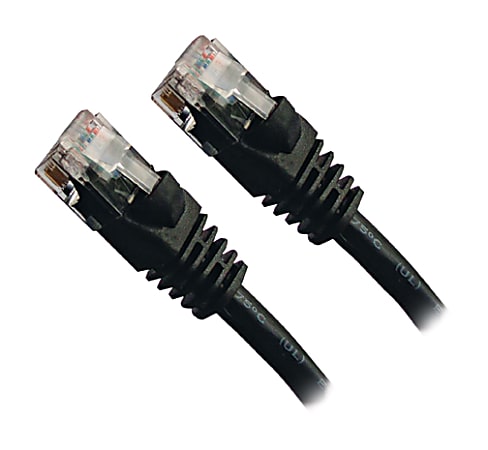 Professional Cable Cat.6 UTP Patch Network Cable - 7 ft Category 6 Network Cable for Network Device - First End: 1 x RJ-45 Male Network - Second End: 1 x RJ-45 Male Network - Patch Cable - Black
