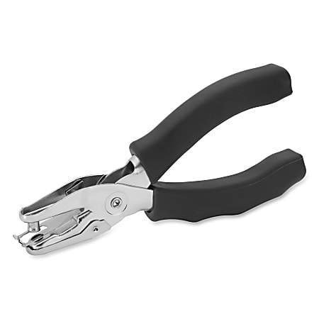 Bostitch Xtreme Duty 2 3 Hole Adjustable Punch With Antimicrobial  Protection Black - Office Depot