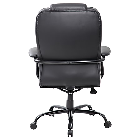 Boss Office Products Traditional Ergonomic High Back Executive Chair 47 H  BurgundyMahogany - Office Depot