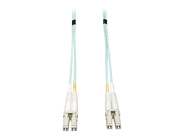 Tripp Lite Aqua Duplex Fiber Patch Cable, 49.2&#x27;
