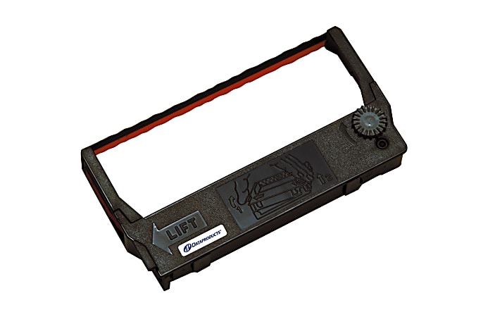 Dataproducts R1717 (Epson ERC-23) Nylon Ribbon For Cash Registers, Red/Black