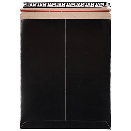 JAM Paper® Photo Mailer Envelope, 11" x 13 1/2", 100% Recycled, Black