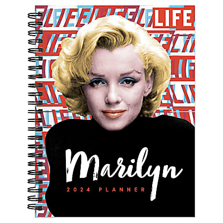 2024 TF Publishing Medium Weekly/Monthly Planner, 6-1/2" x 8", Marilyn Monroe, January to December