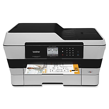 Brother Wireless Color Inkjet All-In-One Printer, Scanner, Copier And Fax, MFC-J6720DW