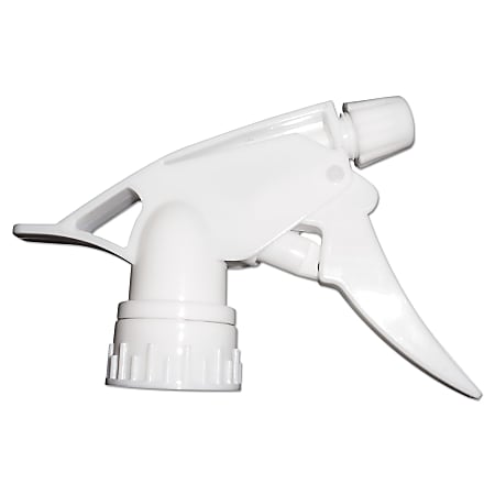 Boardwalk® Polypropylene Trigger Sprayer 250 For 24-Oz Bottles, White, Pack Of 24 Sprayers