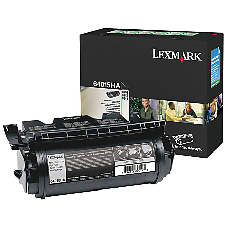 Lexmark™ 64015HA High-Yield Return Program Black Toner Cartridge