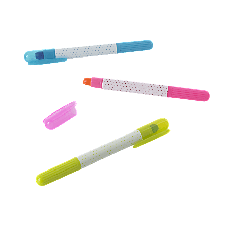 See Jane Work® Highlighters, Bullet Point, Assorted Colors, Pack Of 3
