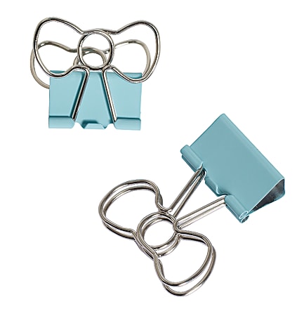Bow outlet binder clips