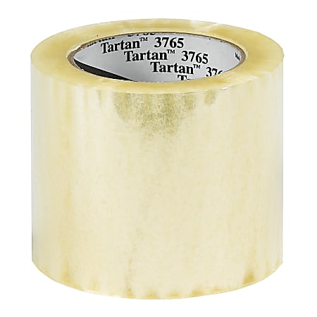 3M™ Tartan™ 3765 Label Protection Tape, 6" x 145 Yd., Clear, Case Of 8