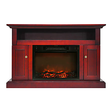 Cambridge Sorrento Fireplace Mantel with Electronic Fireplace Insert - Indoor - Freestanding
