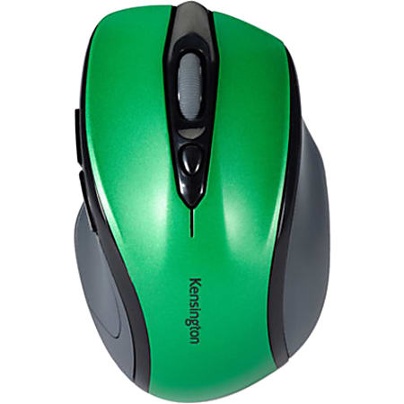 Kensington Pro Fit Wireless Mouse Mid Size Emerald Green - Office Depot