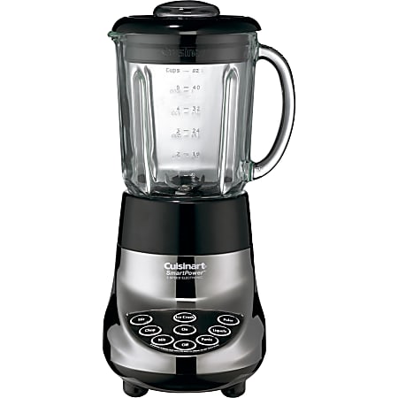 Cuisinart SmartPower SPB-7BCHFR Table Top Blender - 500 W - 1.25 quart - 7 Speed Setting(s) - Glass, Stainless Steel, Rubber