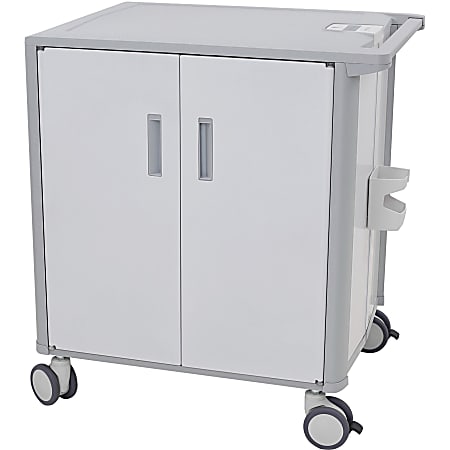 Ergotron StyleView - Transfer cart for medication - gray, white