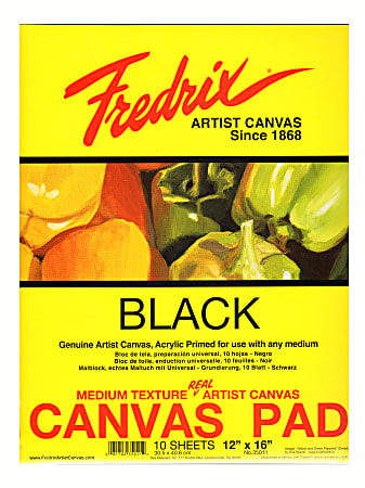 Fredrix Real Canvas Pad