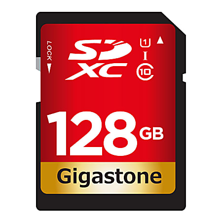 Dane-Elec Gigastone Class 10 UHS-I U1 SDXC Card, 128GB