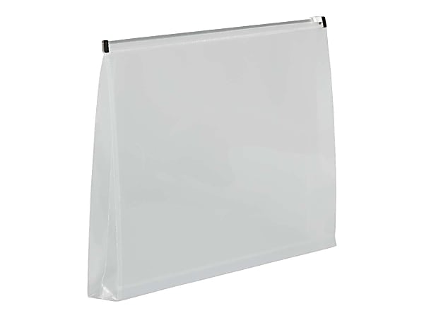 12 Pack Clear PVC Document Pouches - A4 Size (9.8x13"), Water-Resistant, Zipper Closure, 4 Colors - View #2