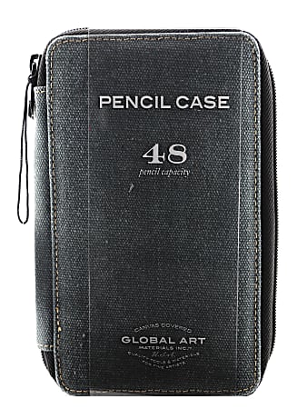 Global Art Pencil Cases, Canvas Material