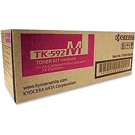 Kyocera TK-592M Original Toner Cartridge - Laser - 5000 Pages - Magenta - 1 Each Kyocera TK-592M Original Toner Cartridge - Laser - 5000 Pages - Magenta - 1 Each