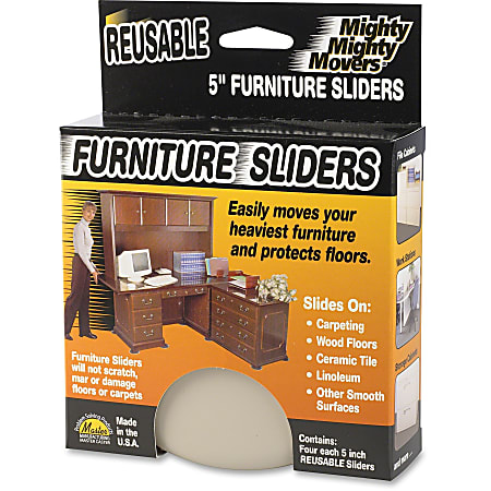 Reusable Large Furniture Movers Sliders for Carpet and Hardwood Floors-8  Pack