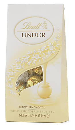 Lindor White Chocolate Truffles, 5.1 Oz Bag