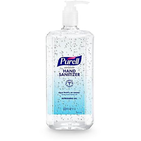 Purell Advanced Hand Sanitizer Refreshing Pump Bottle Gel Clean
