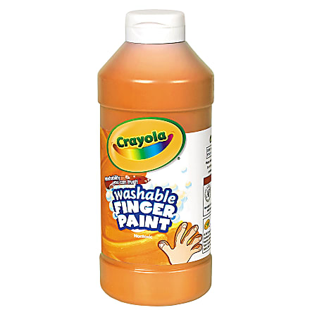 Crayola® Washable Finger Paint, 16 Oz., Orange