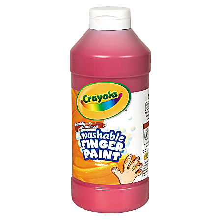 Crayola® Washable Finger Paint, 16 Oz., Red