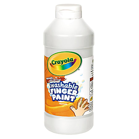 Crayola® Washable Finger Paint, 16 Oz., White